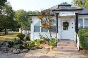 Donna Park’s photography studio holds its grand opening Saturday. The studio was yet another addition to the revival of Old Town Coppell. Photo by Nicole Messer.