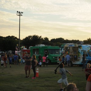 The Oak Festival on Oct. 17 took place at Andy Brown East from 5 p.m. to 9 p.m. The festival was so popular all parking was full and attendees were forced to park in the Town Center Elementary parking lot. Photo by Alexandra Dalton.