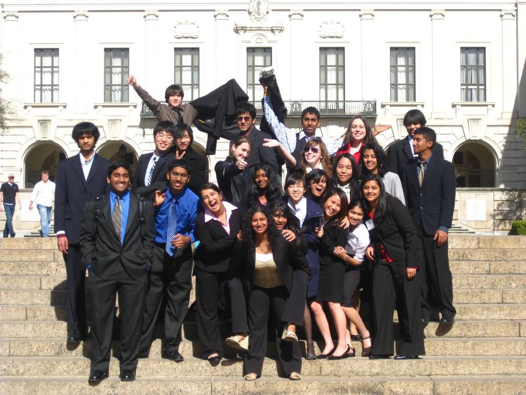 The Model United Nations club traveled to UT Austin in February for a conference.