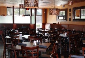 The new J. Macklin's Grill, located on Denton Tap, looks fresh and sophisticated.