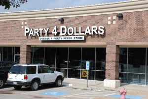 Party 4 Dollars opens up in the Tom Thumb shopping center of Denton Tap road. Photo by Tyler Morris.