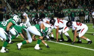 The Carroll Dragons and Coppell Cowboys faced off last Friday to a disappointing defeat, 24-6. (Photo by Katie Quill)