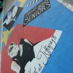 Senior Taylor Vowell's parking spot was selected  for the "Most original" category. Photo by Viviana Trevino.