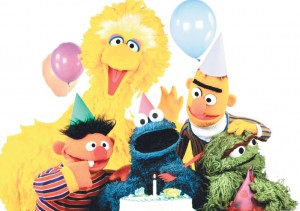 The "Sesame Street" gang celebrates 40 years together. Graphic by Mary Whitfill