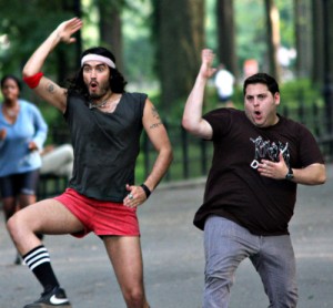 *Russell Brand and Jonah Hill July 30