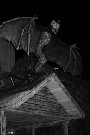 Cutting Edge, one of the countless haunted houses in DFW, scares thrill-seekers with props, animatrons and (everyone's favorite) real live actors. Photo by Aditi Shrikant