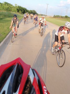 The Ride of Silence is an 11 mile bike ride held in honor of cyclists killed in crashes and to raise awareness of sharing the road. Photo courtesy of David Stonecipher.