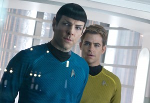 Zachary Qunto, left, and Chris Pine star in "Star Trek Into Darkness." (Zade Rosenthal/Paramount Pictures/MCT)