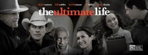 The Ultimate Life stars (from left to right) Peter Fonda as Jacob Early, Drew Waters as the adult Red Stevens, Bill Cobbs as Mr. Hamilton, Alli Hillis as Alexis, Abigail Mavity as young Hanna and Austin James as young Red.