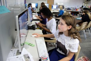 Senior design editor Jordan Bickham finishes edits for the first issue of The Sidekick, on the stands within the next week. 