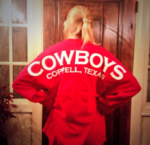 Swaldi and Carver enhance spirit in Coppell through their Spirit Round-Up company. Photo courtesy of Laura Swaldi.