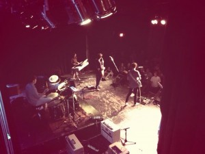 The Merge performing at the Door, March 15. Photo Courtesy of Dax Matlock.