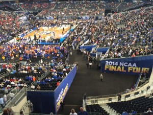 Coppell High School senior John Loop attended the 2014 NCAA Men's Basketball Final Four on April 5-7 at AT&T Stadium in Arlington. Photo by John Loop