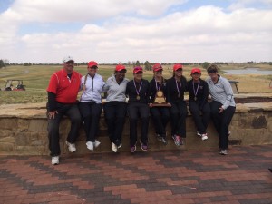Coppell girls golf team took first place at the Region I tournament in Lubbock on Thursday, Apr. 20