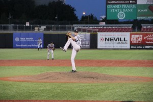 Sophomore pitcher Charles King throws a third pitch strikeout against Irving Nimitz in Coppell's 3-2 series-clinching win on Saturday, May 3. Photos by Alex Nicoll