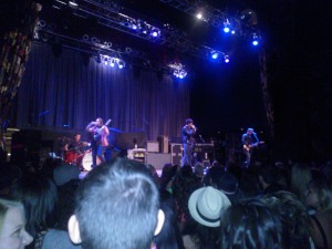 Parachute performs its song "Meant to Be" as the second opening act for the Gavin DeGraw concert at the House of Blues Dallas on May 2. Photo by Tuulia Koponen.