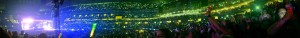 AT&T Stadium was packed Sunday night as Directioners of all ages piled into the venue to watch their beloved British-Irish boy-band, One Direction, perform. Sunday night marked One Direction's third time performing at a venue in the Dallas-Fort Worth area. Photo by Tuulia Koponen