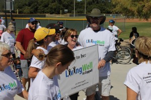 Waldrip supports Live Well Coppell initiative on Oct. 4 at Andy Brown park. Photo by Mallorie Munoz.