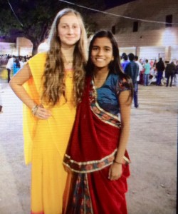 The Sidekick's Emma Cummins visited the DFW Hindu Temple in Irving with her friend, Coppell High School sophomore Amruta Deole, on Friday. Cummins, a Catholic, came away appreciating the cultural differences but also recognizing the similarities between the Hindu faith and other religions.