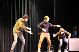 A Coppell High School club by the name of Aircrew wows the crowd Saturday night during the talent show. Photo By: Chelsea Banks 