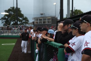 The Coppell Cowboys baseball team played Southlake Carroll at Argyle High School last night in the quarterfinals on the road to state. 