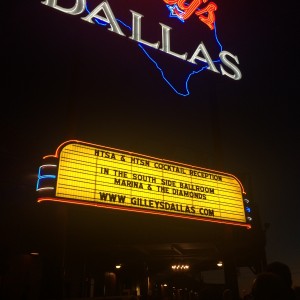 A sign outside of South Side Ballroom on Wednesday, October 16. 