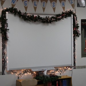 Coppell High School GT English II teacher Amelia Antillon decorates her classroom all out to spread the Christmas spirit. She really enjoys Christmas and the holidays and plans to spend time with family and friends. 